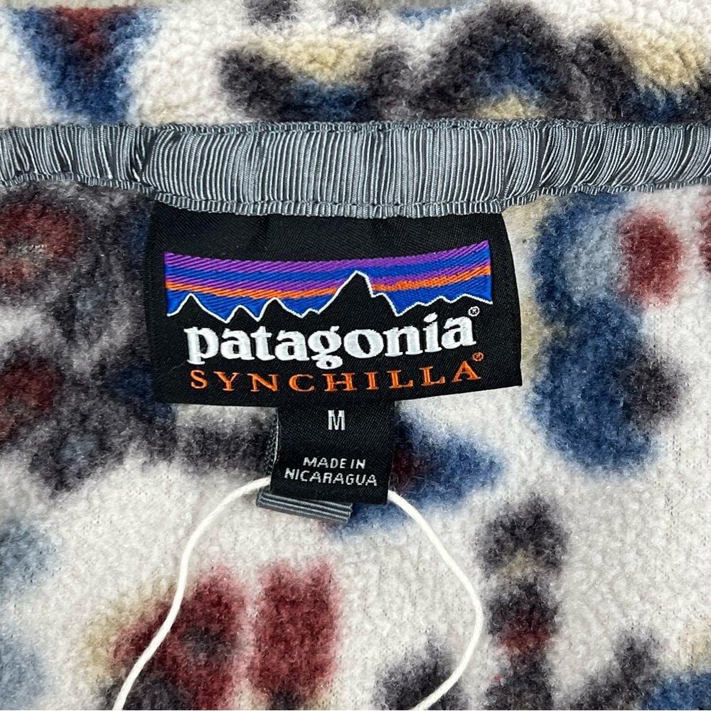 Patagonia Synchilla Snap T Men’s Medium Fleece Pullover Wandering Woods Aztec - Picture 3 of 8